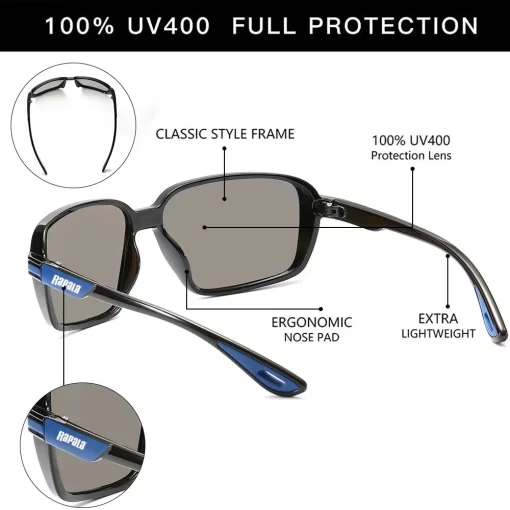 Rapala Polarized Fishing Sunglasses Men's Driving Shades Male Sun Glasses Hiking Classic UV400 Eyewear - Image 16