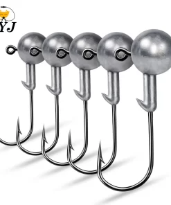 JYJ 1g 2g 3g 4g 5g 10g 20g 22g 25g 28g crank Jig head hook fishing hook head Jig lure hard bait soft worm jig hook for fishing