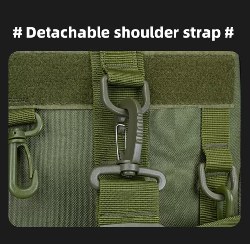 Tactical Fishing Backpack Tackle Bag with Rod Holders Fish Equipment Storage Molle Camping Hiking Outdoor Multifunctional Bag - Image 23