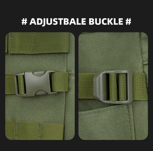 Tactical Fishing Backpack Tackle Bag with Rod Holders Fish Equipment Storage Molle Camping Hiking Outdoor Multifunctional Bag - Image 24