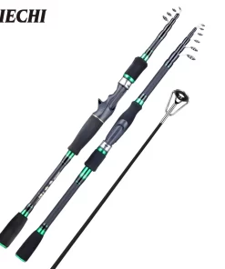HLUR Super Hard Rod Stick Carbon Fiber Spinning Rod Telescopic Fishing Rod 1.8M 2.1M Casting Lure Feeder Carp Fishing Pole