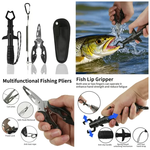 Fishing Landing Net Aluminum Alloy Durable Telescoping Extend to 190cm/130cm/55cm Folding Mesh Safe Fish Catching Releasing - Image 6