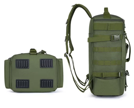 Tactical Fishing Backpack Tackle Bag with Rod Holders Fish Equipment Storage Molle Camping Hiking Outdoor Multifunctional Bag - Image 27