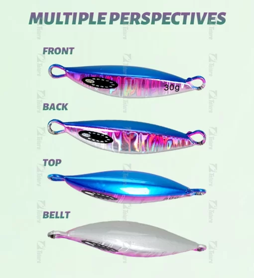 TOLU 2024 Spin Tail Metal Jig Fishing Lure 20g 30g 40g 60g Spinner Shad Metal Vib Casting Shore Jig Bait Copper Blade Spoon Bass - Image 16
