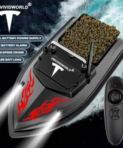 VWVIVIDWORLD Brand,500M Remote Control,RC Fishing Bait Boat