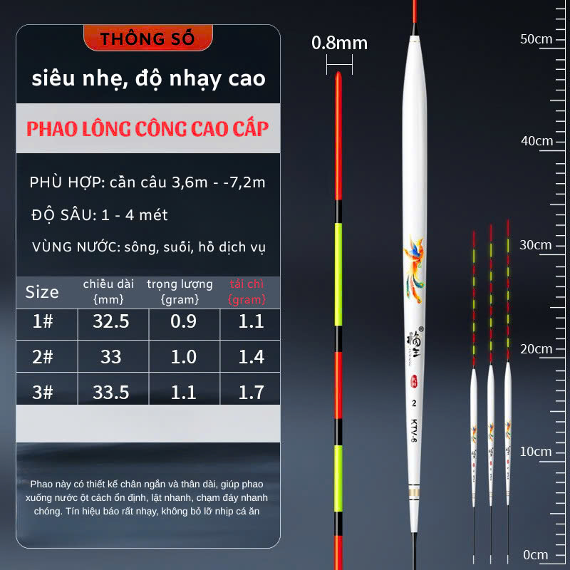 🎯 PHAO LÔNG CÔNG CAO CẤP – VŨ KHÍ TỐI THƯỢNG CHO ANH EM CÂU ĐÀI 🎯 - Ảnh 7