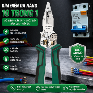 Kìm Dò Điện Đa Chức Năng Gập Gọn